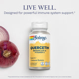 Botella SOLARAY Quercetina con Bromelina y Vitamina C para consumo diario