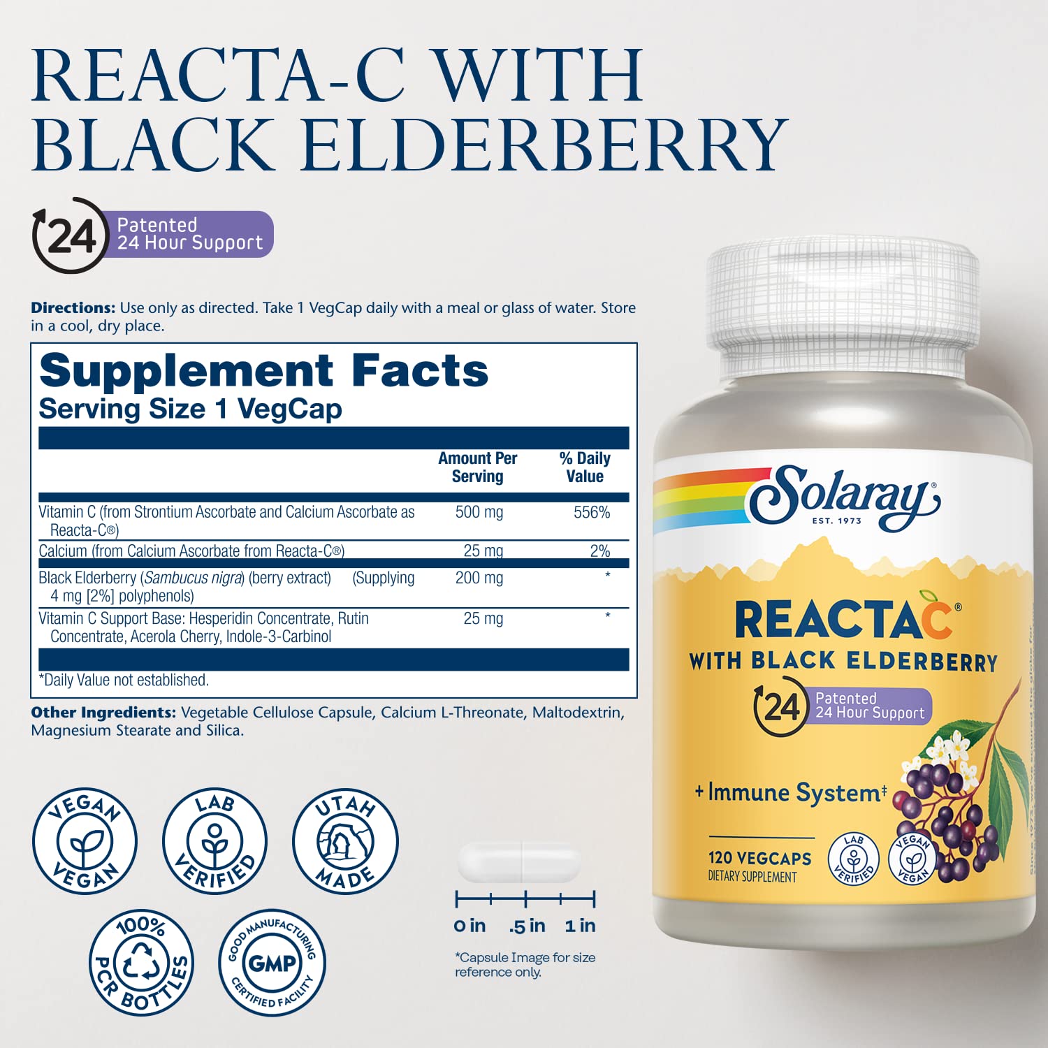 SOLARAY Reacta-C envase PCR ecológico para reducir residuos.