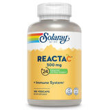 SOLARAY ReactaC cápsulas y etiqueta visible: posible apoyo inmunitario diario.