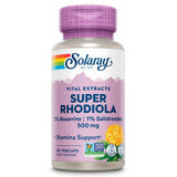Solaray Rhodiola 500 mg cápsulas veganas para energía sostenida durante el día