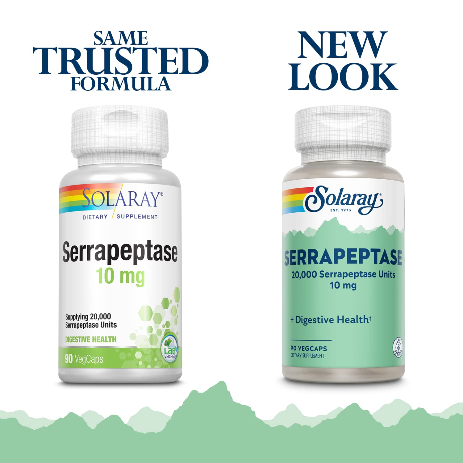 SOLARAY Serrapeptase – cápsulas vegetales para uso diario y bienestar