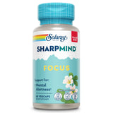 SOLARAY SharpMind Focus botella con cápsulas veganas para claridad mental