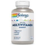 SOLARAY Spectro Energía Multivitamínico en botella para energía diaria y bienestar.