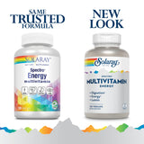 SOLARAY Spectro Energía Multivitamínico en cápsulas para soporte metabólico diario.