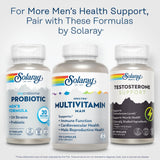 SOLARAY Spectro Multivitamínico para Hombres, envase ecológico y sostenible.