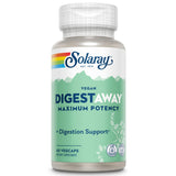 SOLARAY Super Digestaway: botella con enzimas vegetales para apoyar la digestión diaria