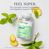 SOLARAY Super Digestaway cápsulas en primer plano para proteínas y grasas.