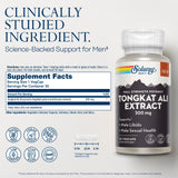 SOLARAY Tongkat Ali 300mg: cápsulas fáciles de dosificar para la rutina