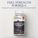 SOLARAY Tongkat Ali 300mg: etiqueta clara con ingredientes