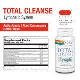 SOLARAY Total Cleanse Lymph: etiqueta con lista de ingredientes herbales