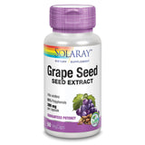 SOLARAY Extracto de Uva 200 mg en botella, apoyo para la salud cardiovascular.
