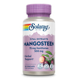 SOLARAY Mangosteen cápsula de 500 mg para bienestar general.