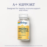 SOLARAY mezcla beta caroteno y retinil palmitato para apoyo ocular