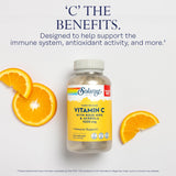 SOLARAY Vitamina C 1000 mg resaltando la biodisponibilidad de ingredientes clave