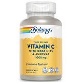 SOLARAY Vitamina C 1000 mg en cápsulas, apoyo inmunitario diario.