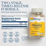 Etiqueta frontal SOLARAY C 1000 mg para lectura clara y selección.