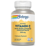SOLARAY Vitamina C 500 mg: cápsulas para apoyo inmunitario y antioxidante.