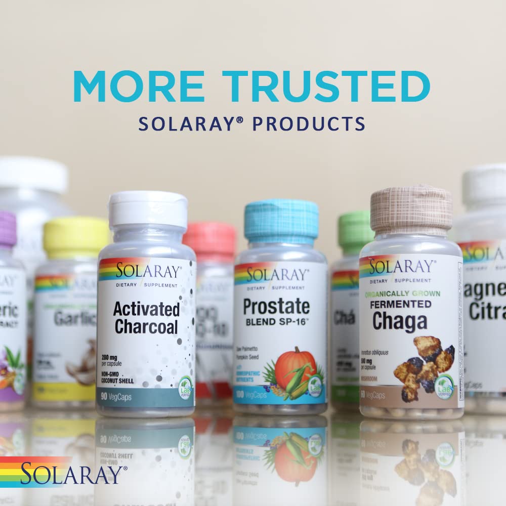 SOLARAY Vitamina C Cristalina 5000mg, empaque sostenible y fácil de almacenar.