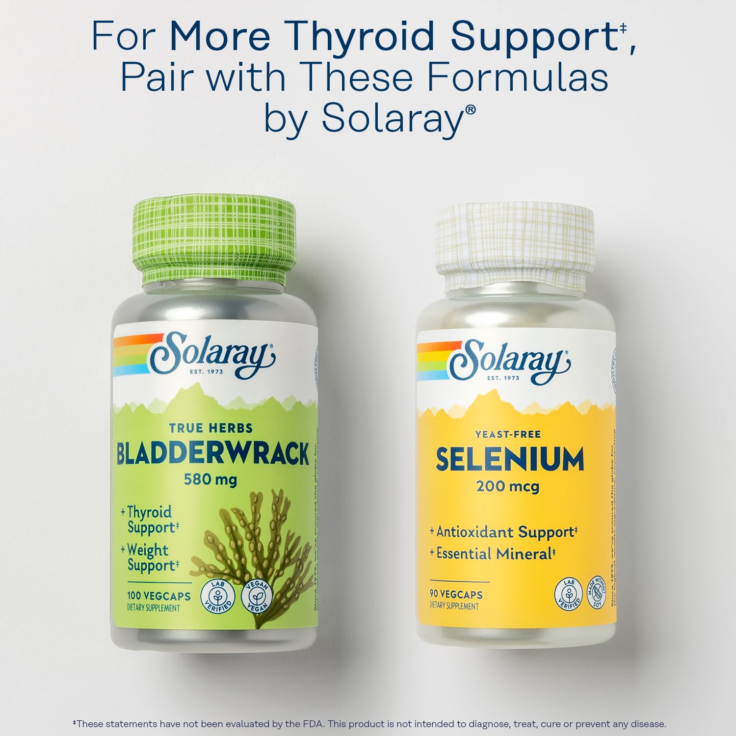 SOLARAY yodo 500 mcg, uso diario para apoyo práctico.