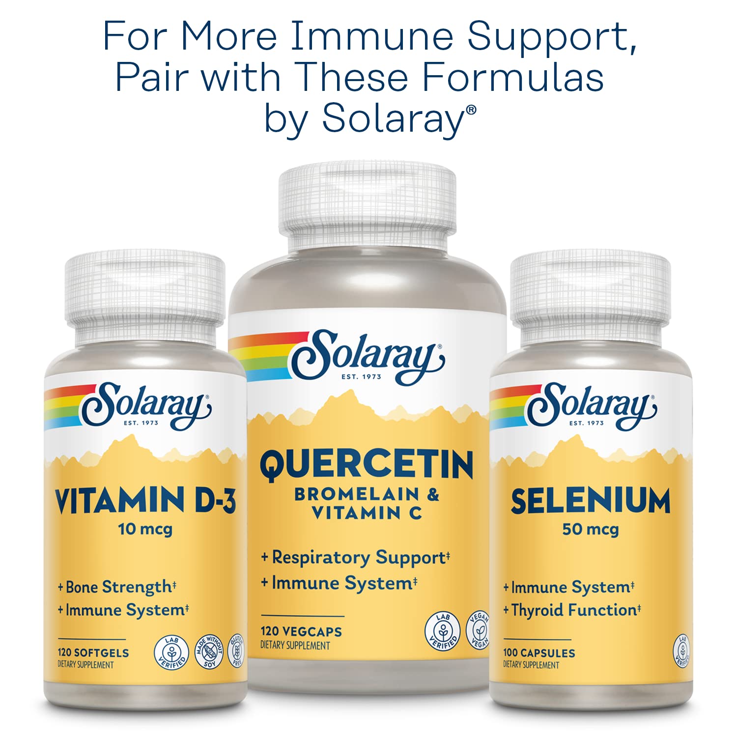 Solaray Zinc 50mg fabricado en Utah con control de calidad.