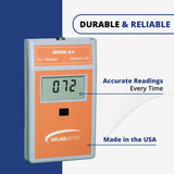 Solarmeter 6.4 batería de larga duración para monitoreo continuo.