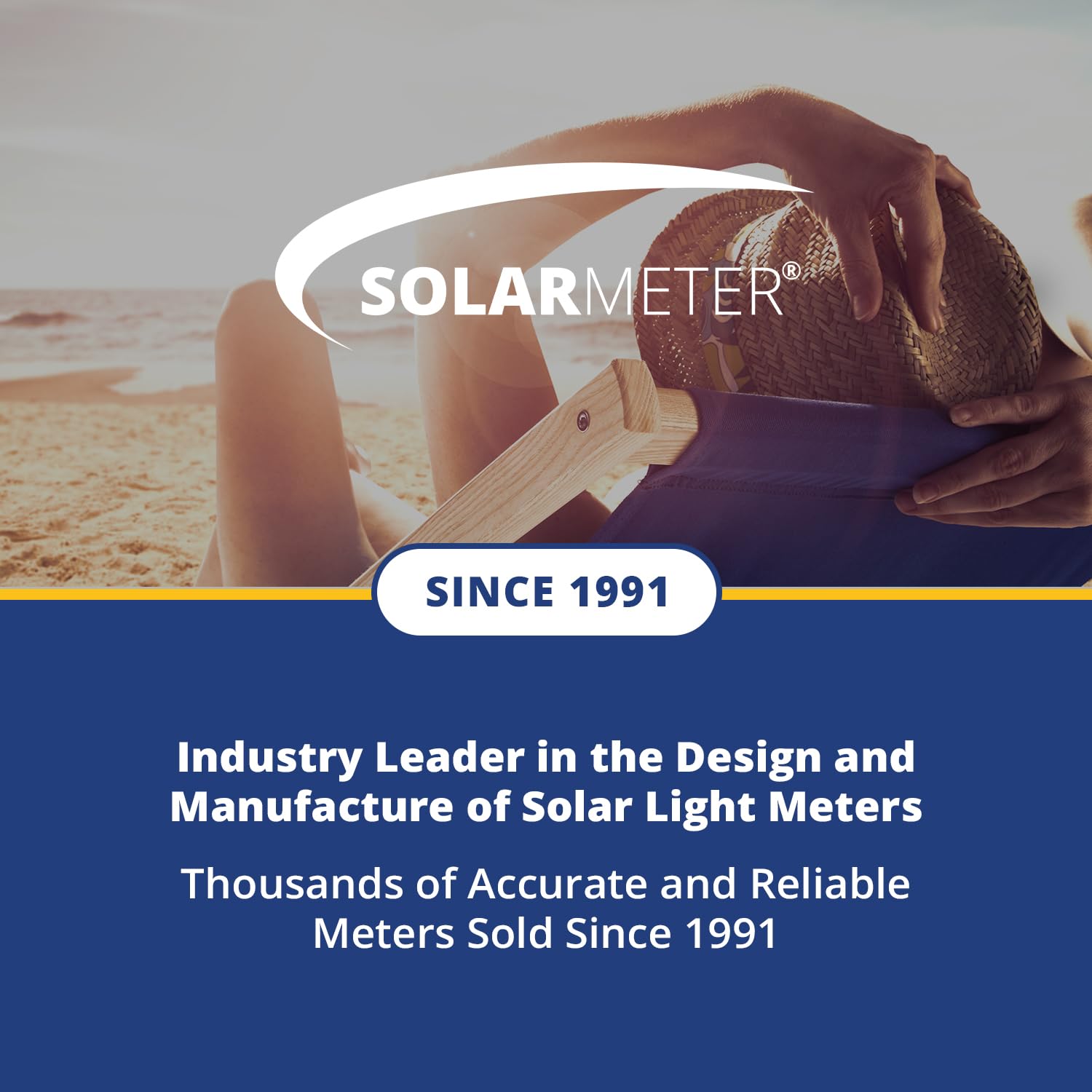 Solarmeter 6.4 ideal para uso en interiores y exteriores.