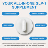Mezcla de probióticos prebióticos y postbióticos de Solemeony GLP Activate para digestión equilibrada.