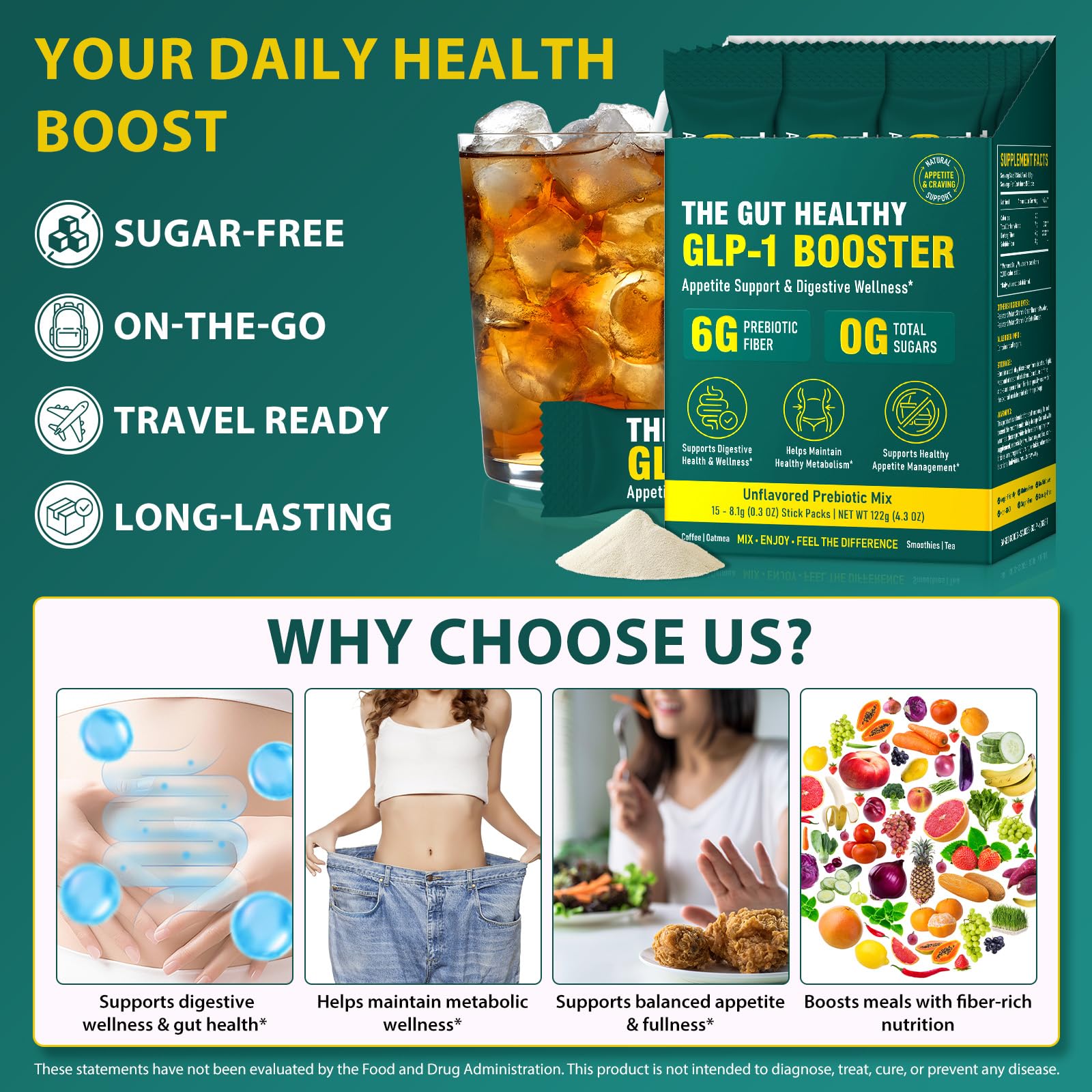 Solemeony GLP1, prebiótico que favorece la salud intestinal y la regularidad.