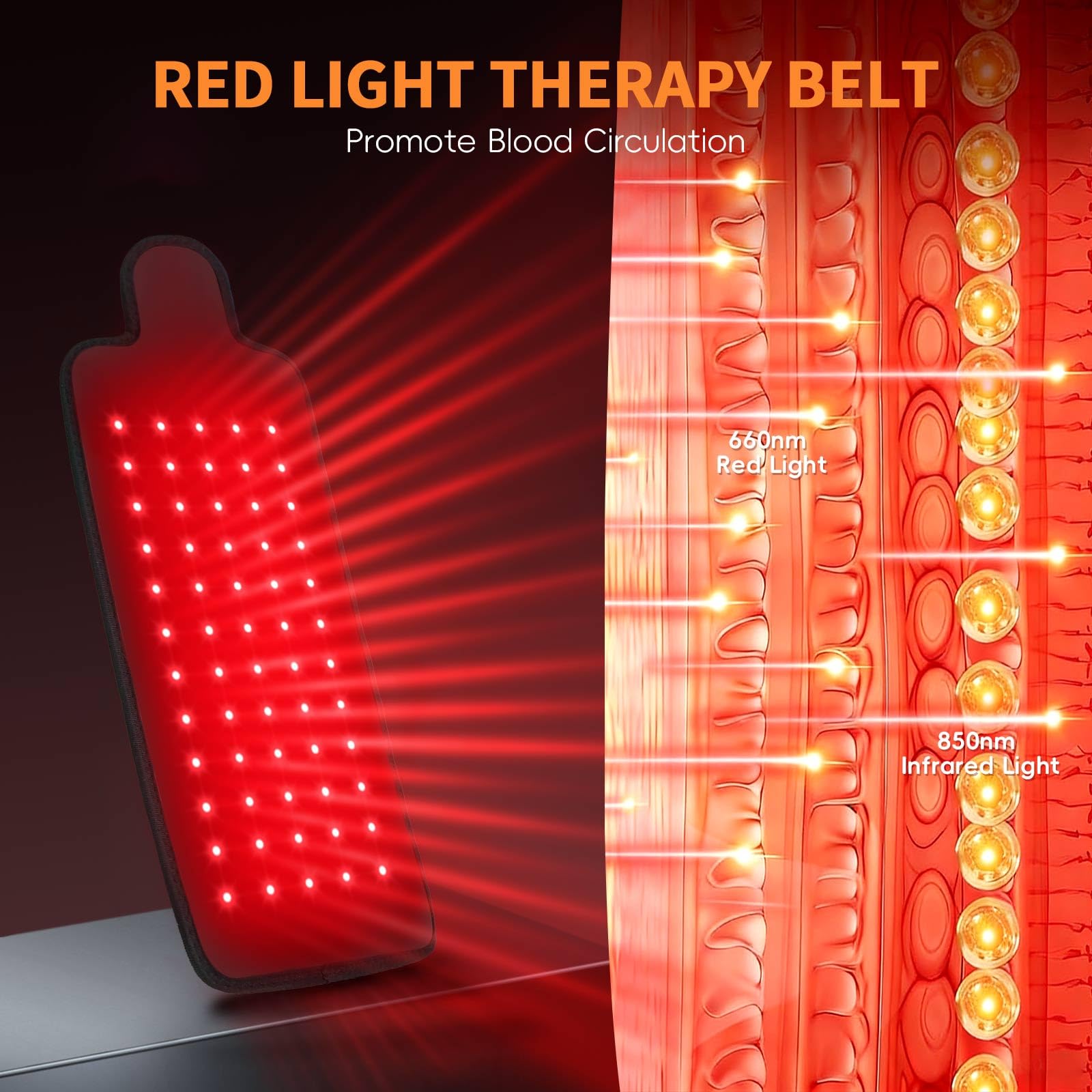 Solfree banda portátil de luz infrarroja para cuello y hombros