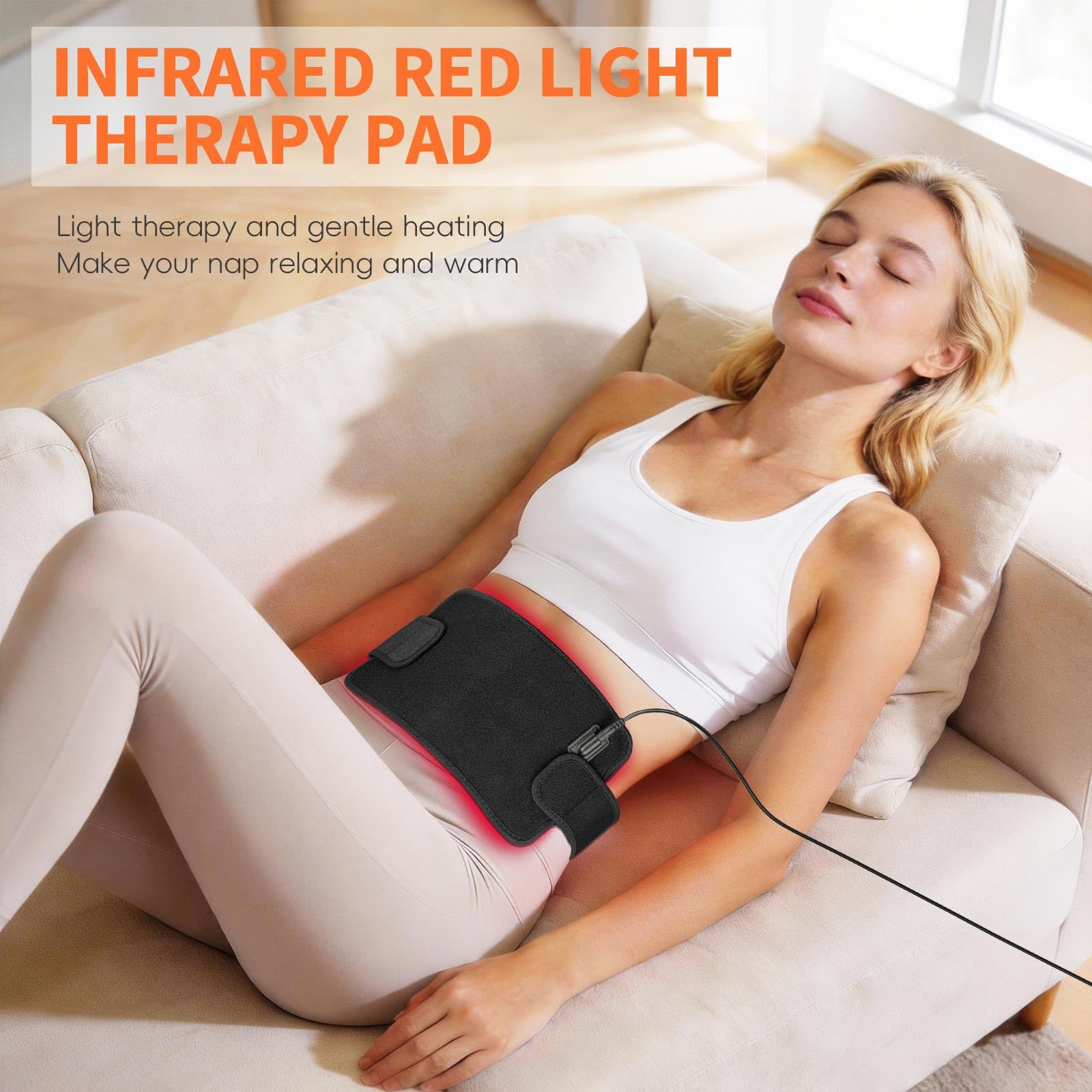 Solfree panel de control compacto de luz roja con temporizador para sesiones