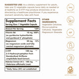 Solgar 5-HTP botella-envase, etiqueta clara para apoyo al estado de ánimo.