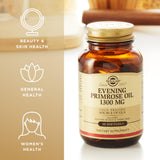 Solgar Aceite de Onagra 1300 mg, paquete doble de frascos, opción ahorro