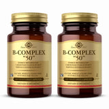 Solgar B-Complex50, botella de cápsulas, apoyo al metabolismo energético diario