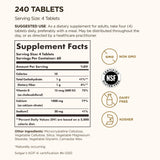 Solgar calcio citrato con vitamina D3 tabletas apoyo diario para dientes y huesos.
