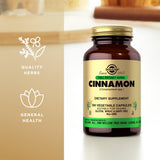 Solgar Canela: iconos sin gluten y vegano para confianza.