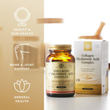 Solgar Collagen Hyaluronic Acid Complex, pack de dos, vida diaria más cómoda.