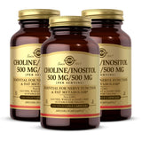 Solgar Colina/Inositol, botella de cápsulas, apoyo al metabolismo energético.