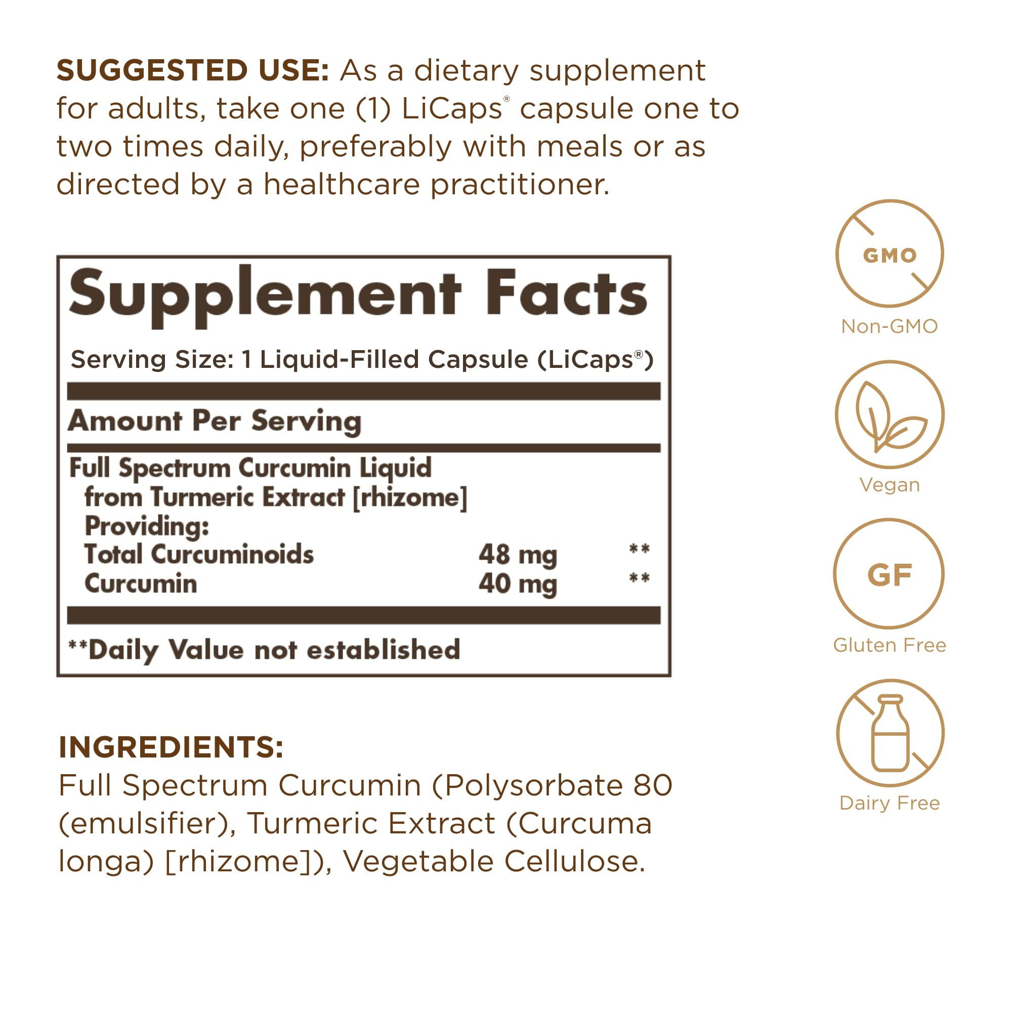 Solgar Curcumin: mayor biodisponibilidad gracias a la tecnología micelar