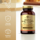 Solgar Ester-C Plus ingredientes: bioflavonoides, acerola y rosa mosqueta