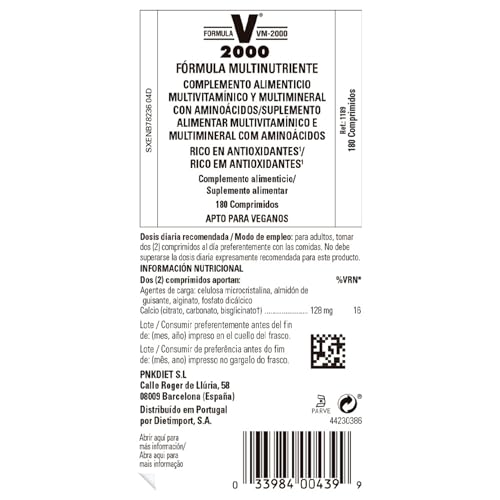 Solgar VM-2000: uso diario para apoyar hábitos de bienestar sostenibles.