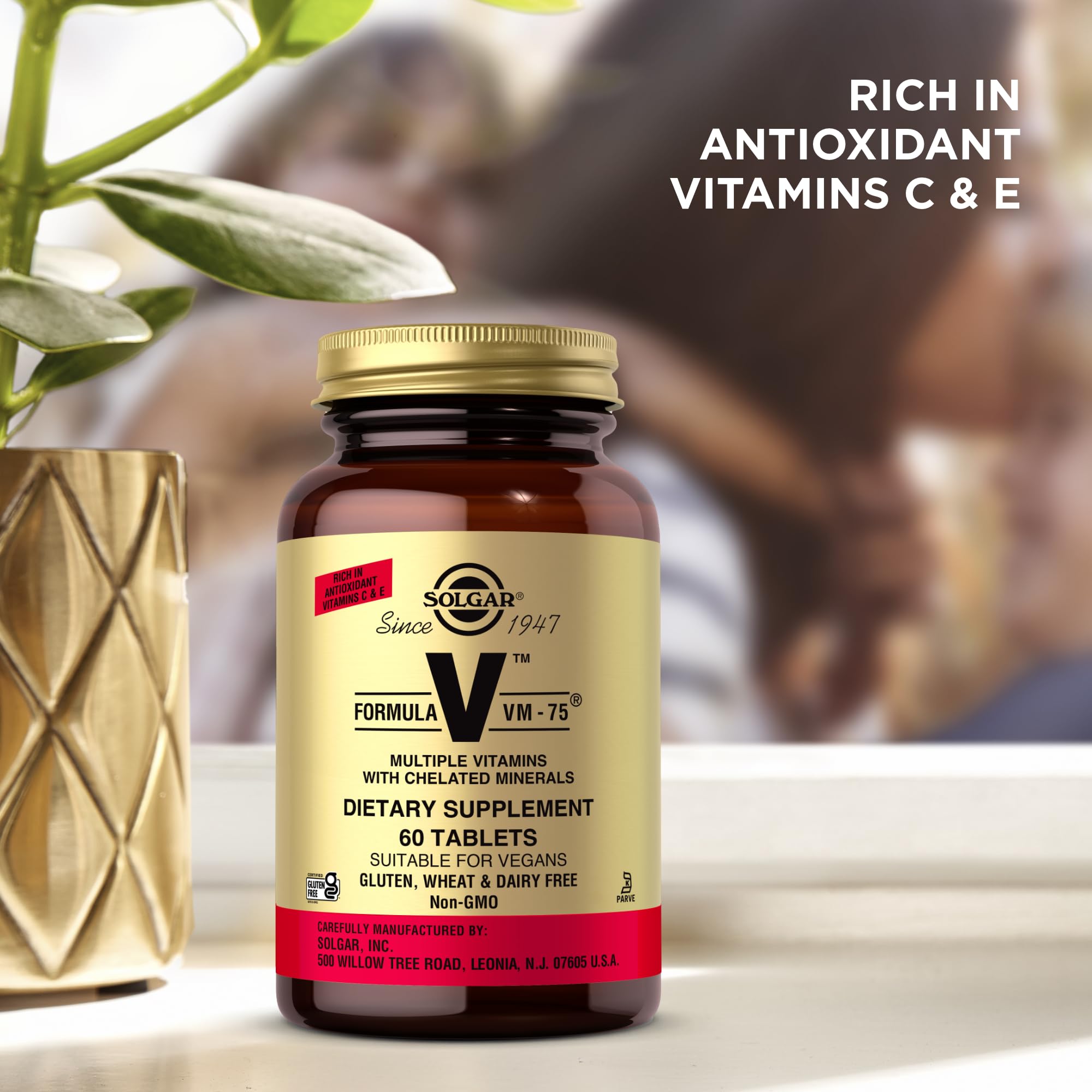 Solgar Formula VM-75 vegano sin gluten sin lactosa y kosher.