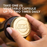 Solgar GABA 500 mg cápsulas: formato vegetariano para nervios estables.