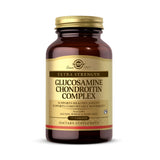 Solgar Glucosamina Condroitina, botella visible, muestra suplemento para movilidad y confort articular.