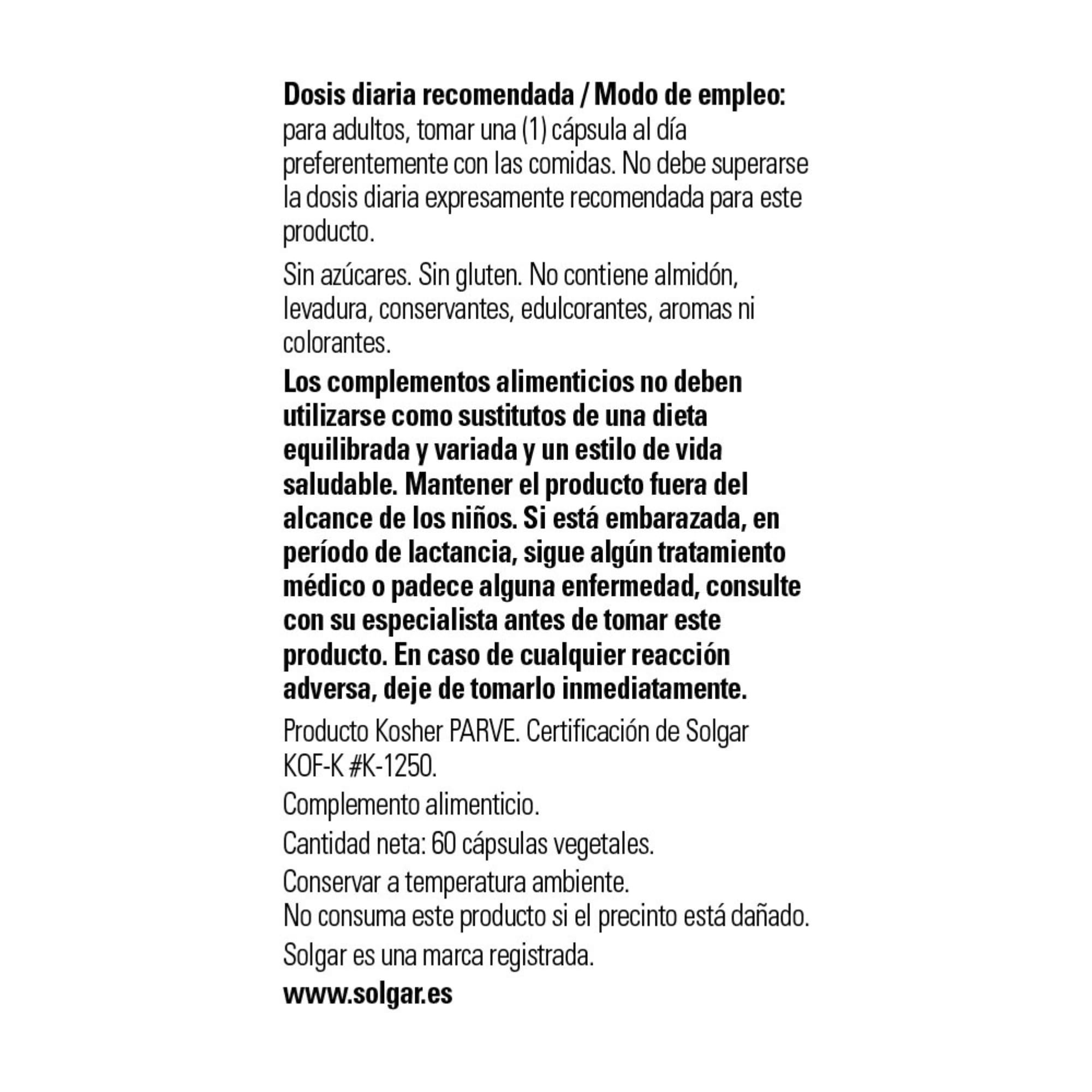 Solgar glutatión reducido 250 mg, cápsulas cercanas, uso diario posible para complementar hábitos.