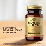 Solgar Inositol uso diario recomendado para estilo de vida activo