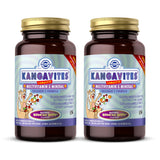 Solgar Kangavites: tabletas masticables con sabor frambuesa para la rutina infantil.