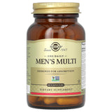 Solgar multivitamínico diario para hombres, etiqueta del producto, fórmula completa para el día