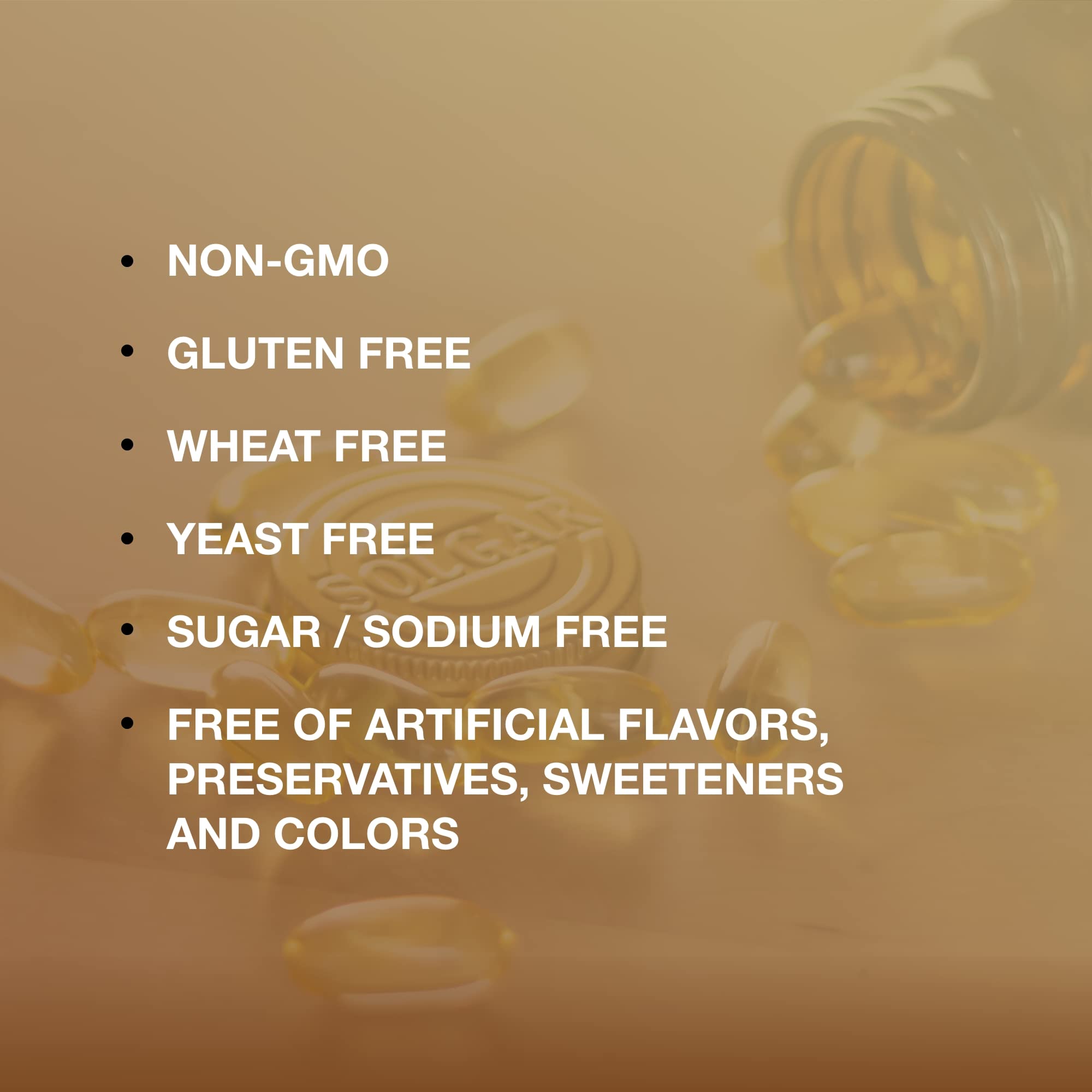 Solgar Omega-3 950 mg, complemento diario para bienestar general y piel.