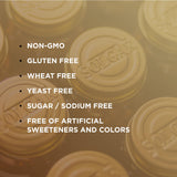 Solgar Piel Uñas Cabello: etiqueta señala altos %DV de zinc y vitamina C