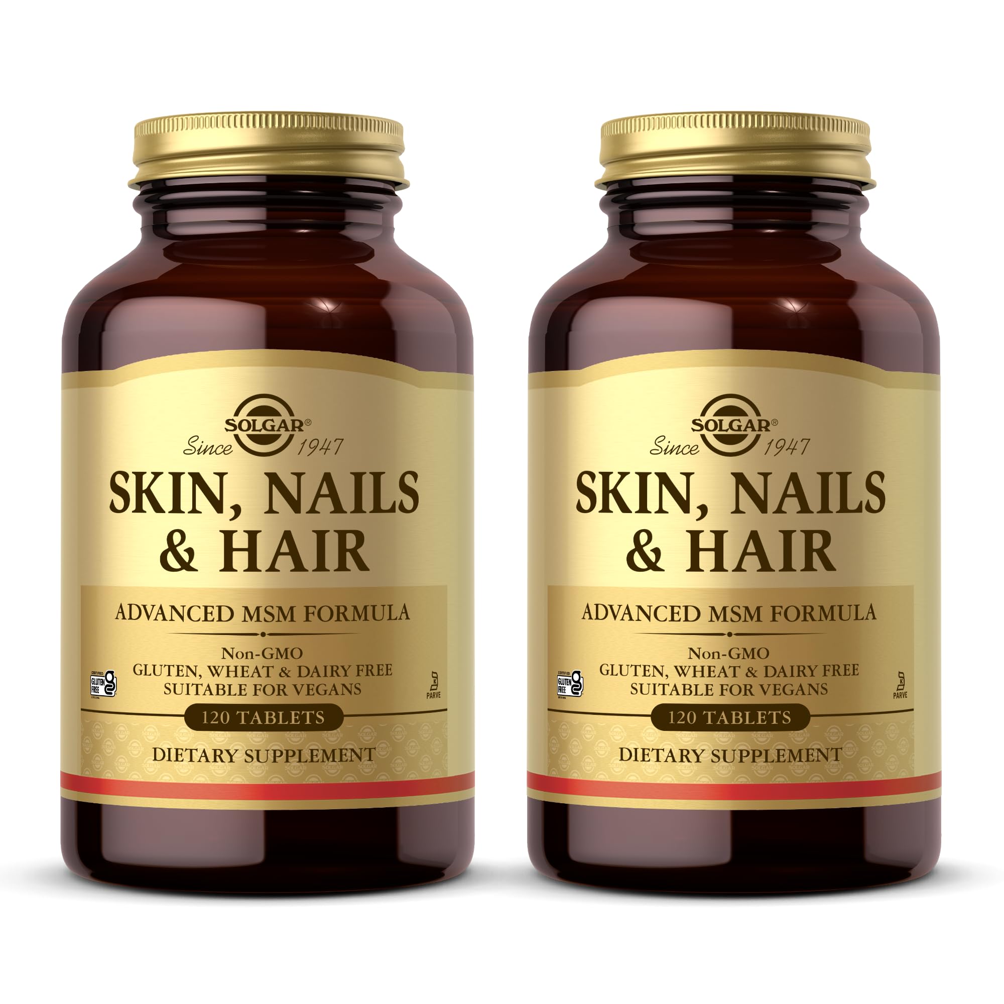Solgar Piel Uñas Cabello: tabletas en pack 2 para uso diario de zinc y vitamina C